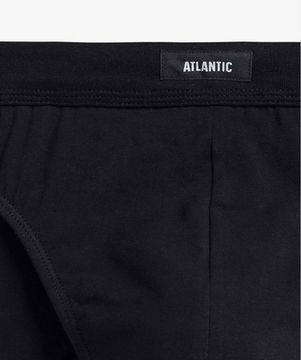 Мужские трусы (3шт) слипы классика Atlantic 3MP-163, черный + графитовый + серый меланж