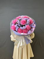 Букет-комплимент в лавандого-розовой гамме