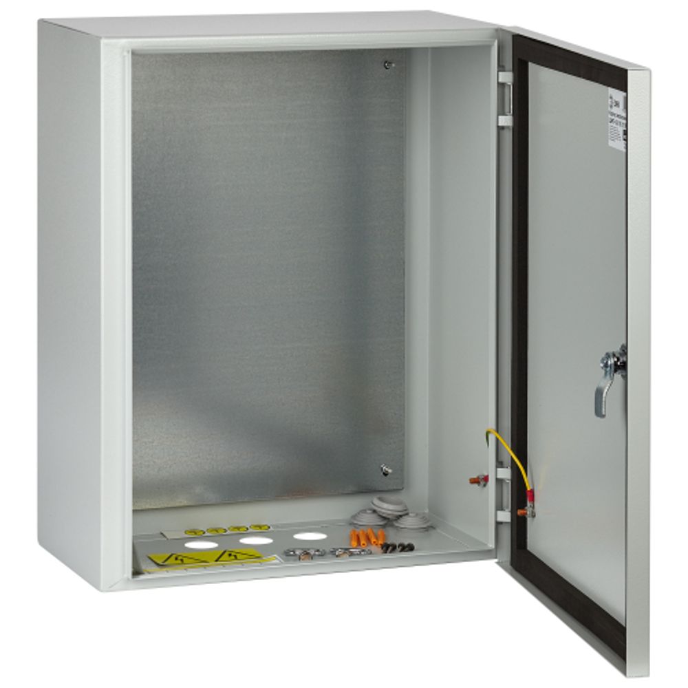 Корпус металлический ЭРА ЩМП-2-0 (500х400х220) IP54 У2 серый | Корпуса металлические с монтажной панелью