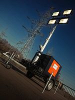 Осветительная мачта Аргус-М Прометей 4X150 / 9м светодиодная