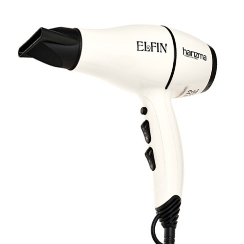 Компактный профессиональный фен 1900Вт Harizma Elfin White H10221-06