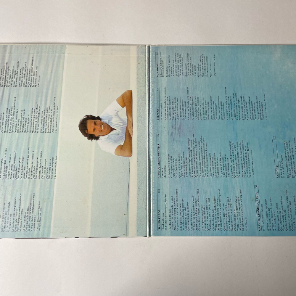 Винтажная виниловая пластинка LP Julio Iglesias De Nina A Mujer (Japan 1981) (No Obi) Que Nadie Sepa Mi Sufrir