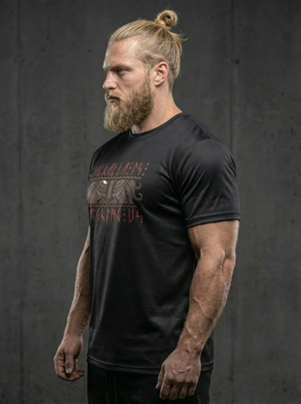 Футболка тренировочная мужская LEGENDA Вальхалла черная