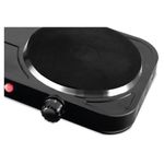 Настольная электрическая плита CENTEK CT-1507, 2000Вт, 2 конфорки, 5 режимов нагрева, черная, CT-1507 Black