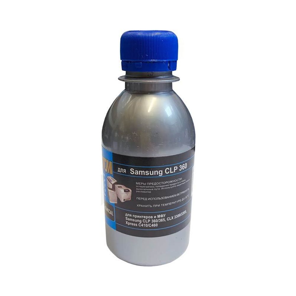 Тонер для SAMSUNG CLP 360 (40гр, голубой, Chemical) Silver ATM