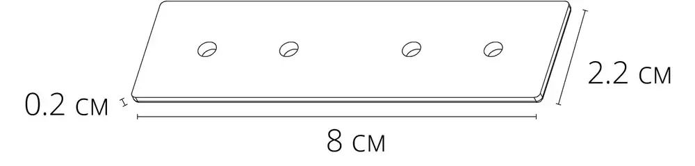Коннектор прямой для магнитного шинопровода Arte Lamp