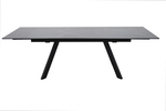 Стол Аврора Монако NEW, Керамогранит, Черный матовый муар/Greys black