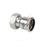 Муфта сталь нерж AISI 316L Дн 42х1 1/2" Ру16 пресс/нак/гайка Inoxpres RM 183042022