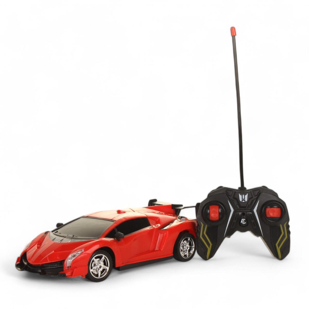 Машина классич.на РУ 29см, красная коробка 797-4