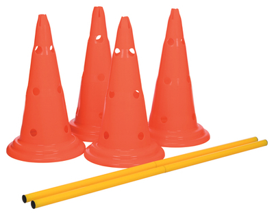 Набор для аджилити "Препятствие для собак" Dog Activity, 2 шт. ø 30×50 cм/ 100 cм, Trixie