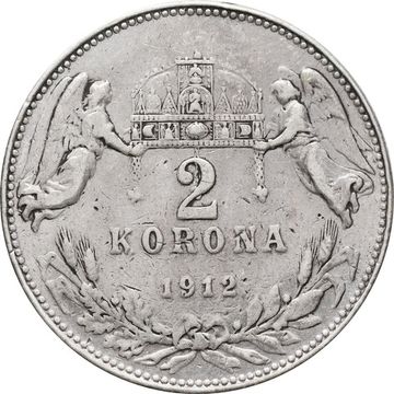2 крона 1912 Венгрия