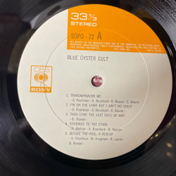 Винтажная виниловая пластинка LP Blue Oyster Cult (Japan 1975) (No Obi) Transmaniacon MC