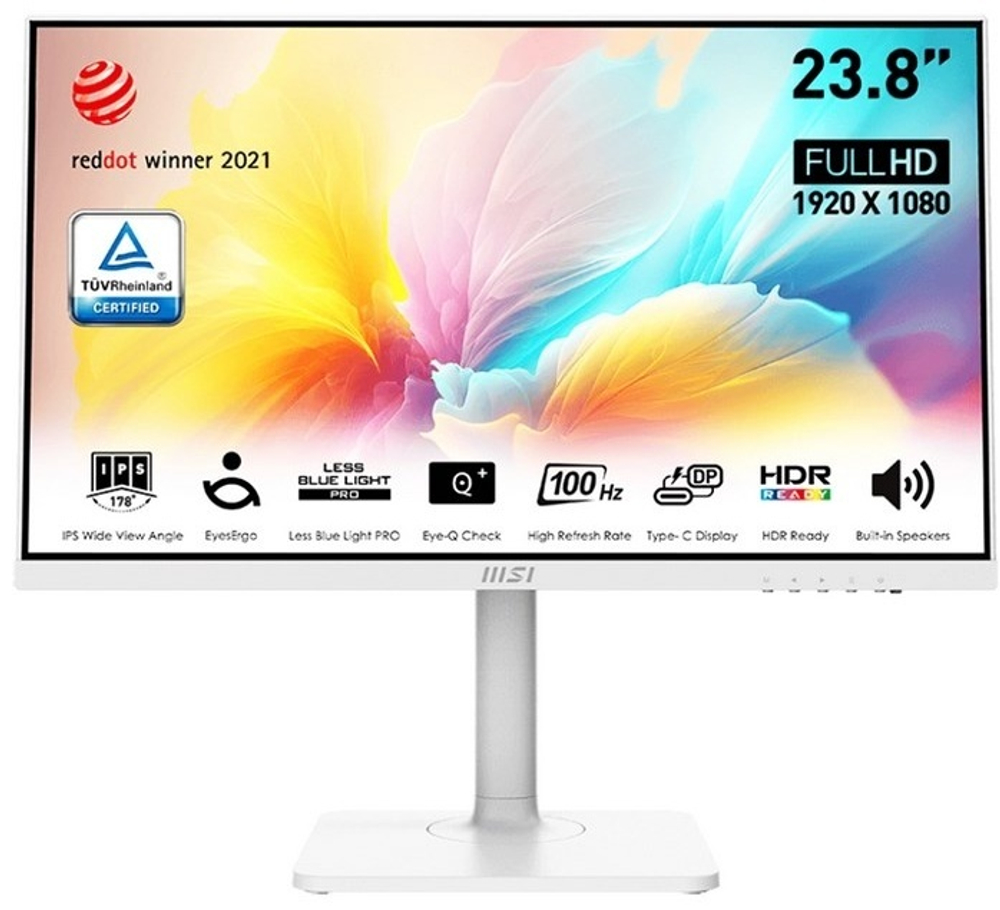 Монитор 23.8" MSI Modern MD2412PW белый