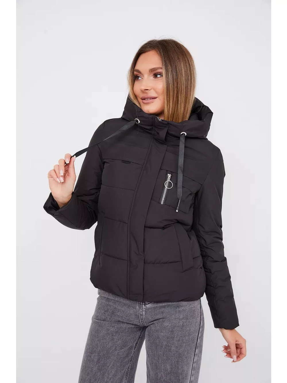 Куртка короткая с капюшоном