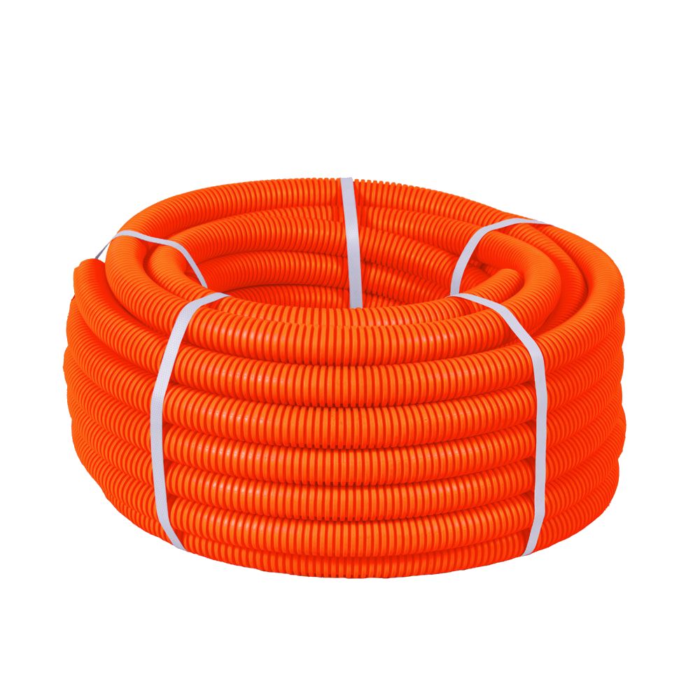 Труба гофрированная ПНД D25 мм PR.022541о (кратно 50 м)