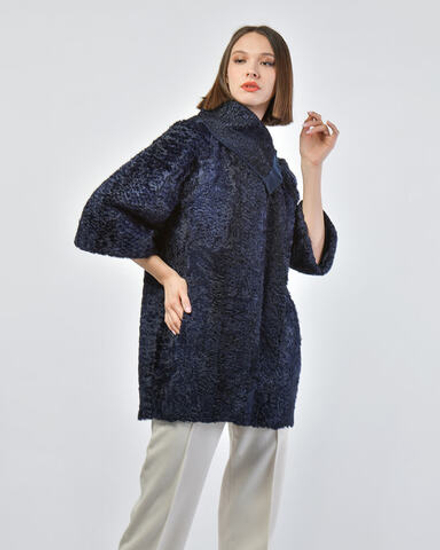 Полупальто из каракуля