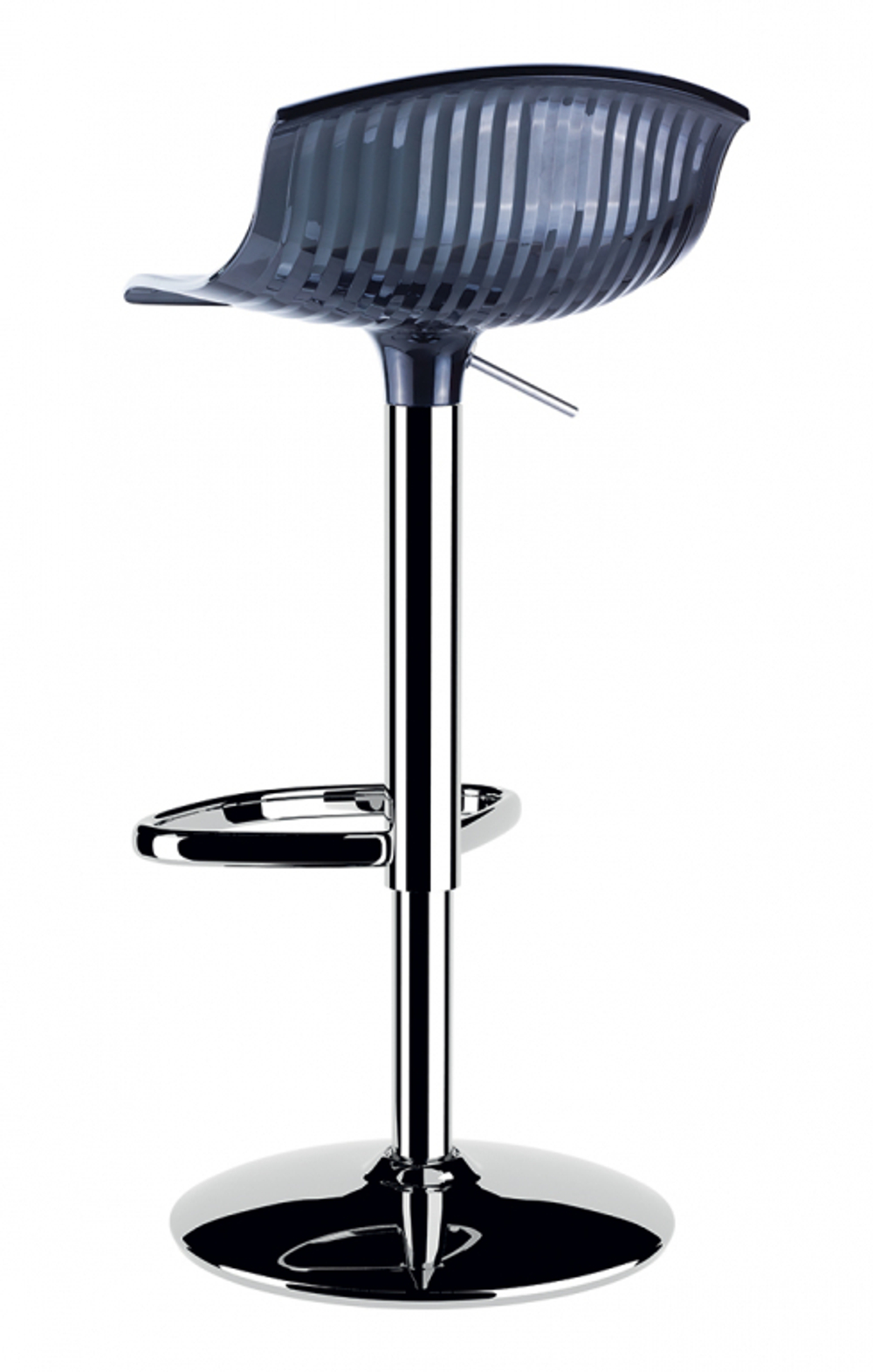 Стул прозрачный барный Siesta Contract Aria, черный