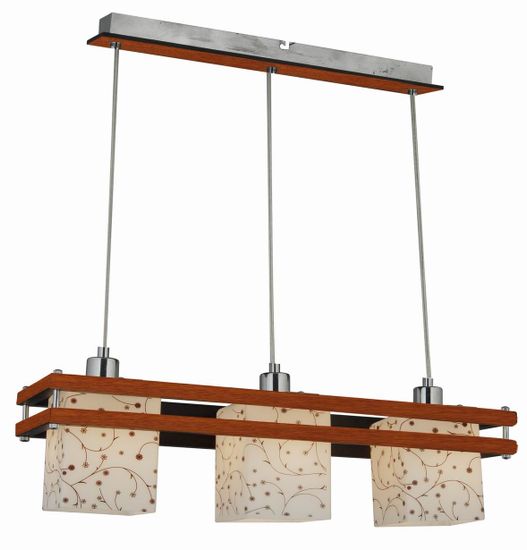 85559/3PB RED+CHROME (1/4) Люстра