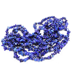 Бусины крошка лазурит (40см) асс.