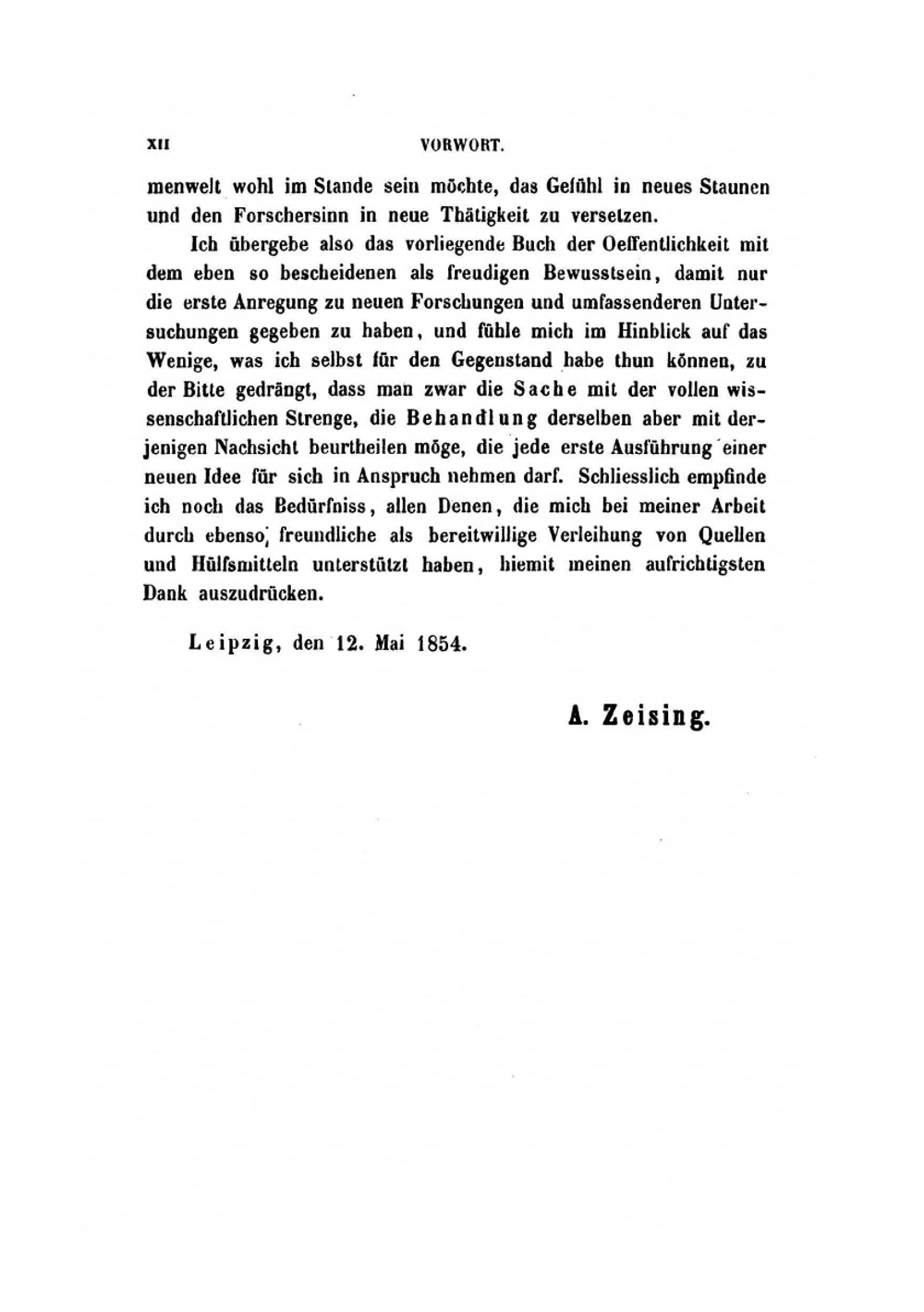Neue Lehre von den Proportionen des Menschlichen Körpers,. aus einem bisher unerkannt gebliebenen, die ganze Natur und Kunst durchdringenden | A. Zeising