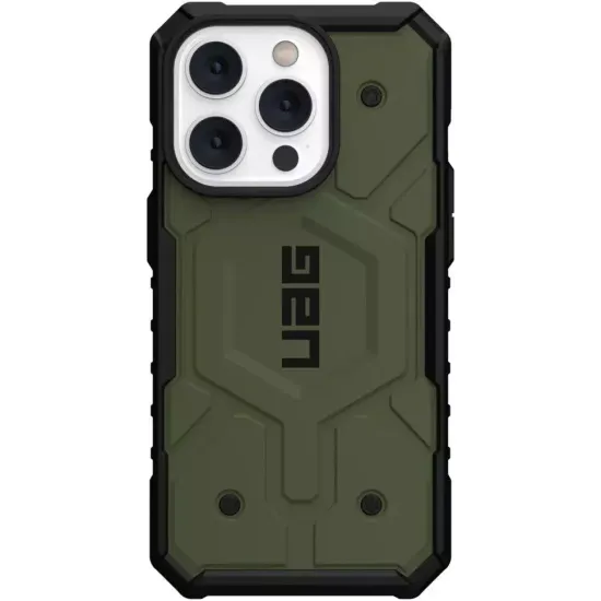 Чехол с поддержкой MAGSAFE Uag Pathfinder для iPhone 14 Pro 6.1", цвет оливковый (Olive)
