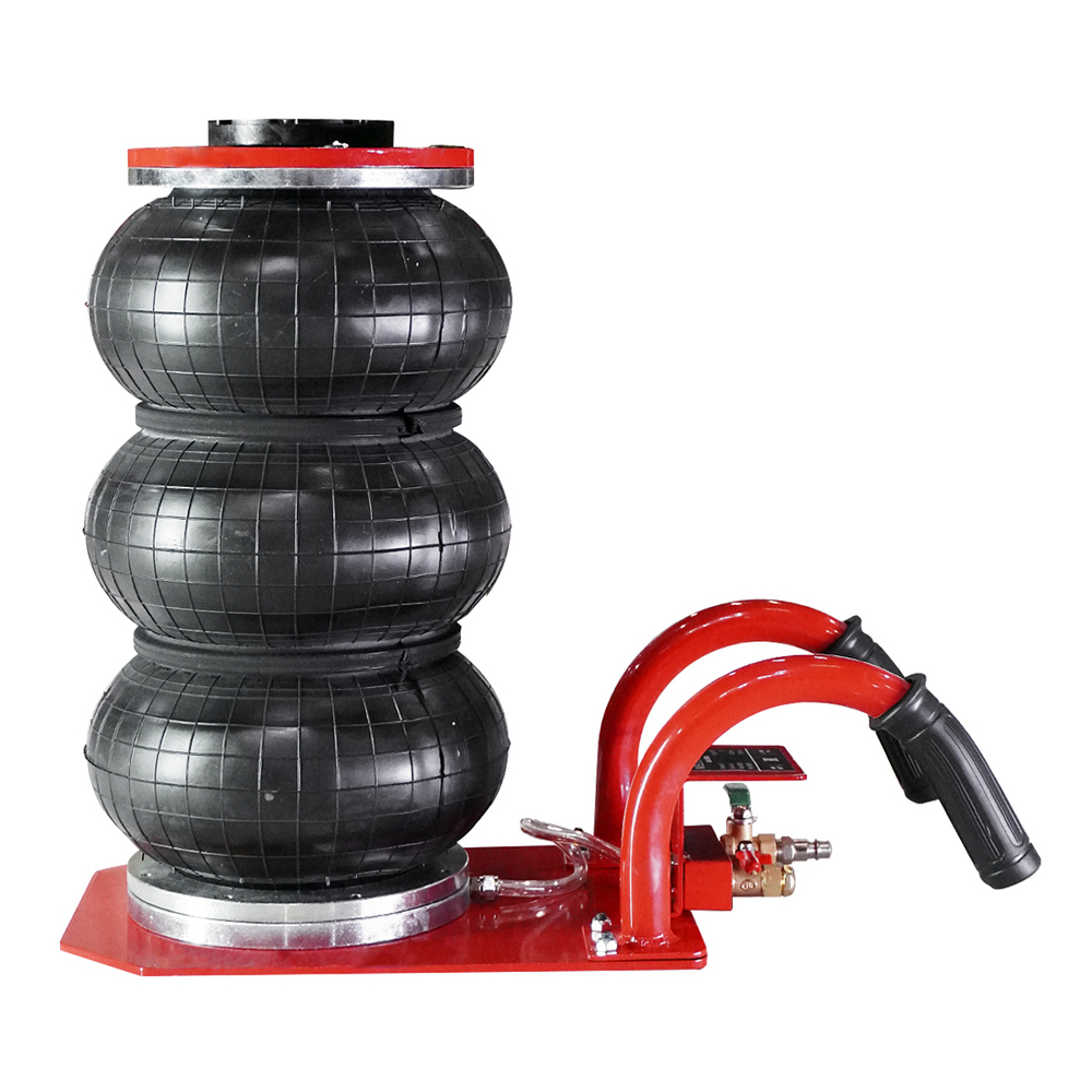 WDK-81813A Домкрат пневматический 3т, 145-440 мм, с короткими ручками