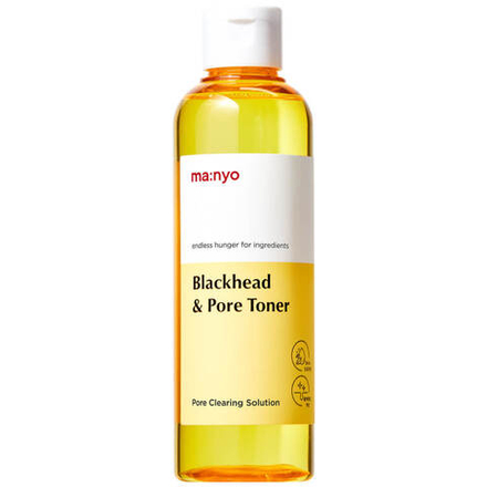 Очищающий тоник против черных точек с BHA-кислотой Manyo Blackhead & Pore Toner, 210ml