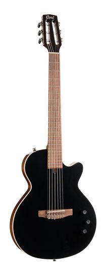 Электрогитара нейлоновые струны, с чехлом, Cort Sunset-NC-II-WBAG-BK Sunset Series