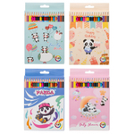 Карандаши цветные, Basir, деревянные, серия "Панда", цветная упаковка, 18 шт