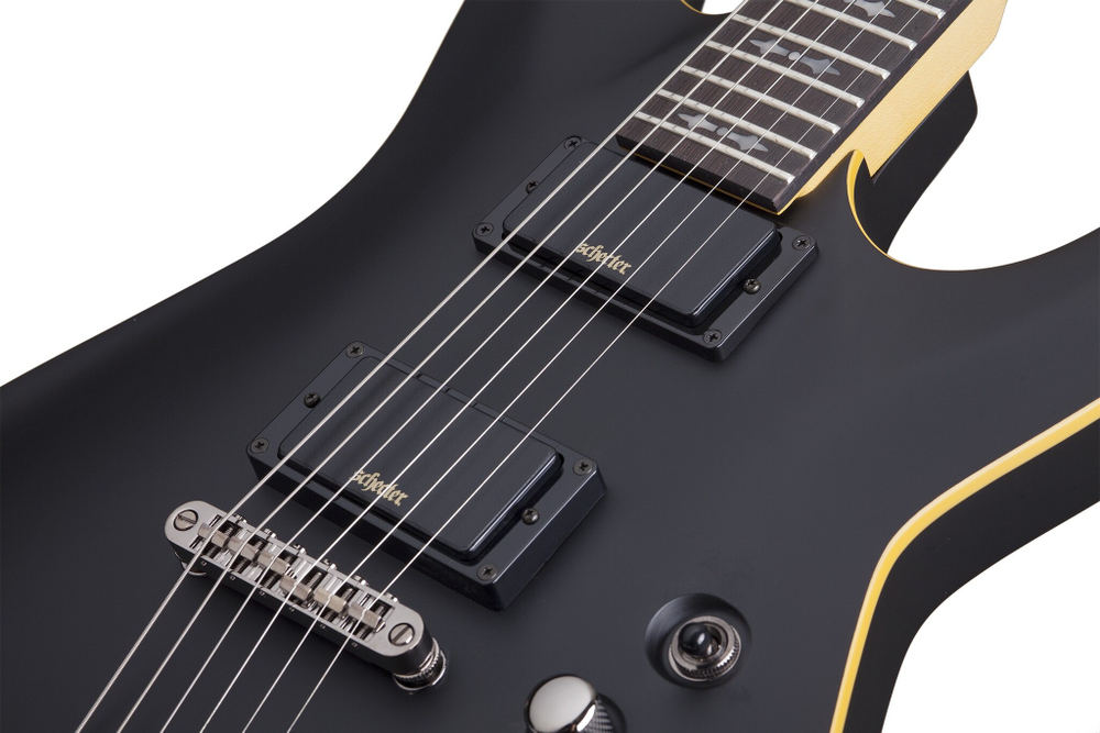 Schecter DEMON-6 AGED BLACK SATIN