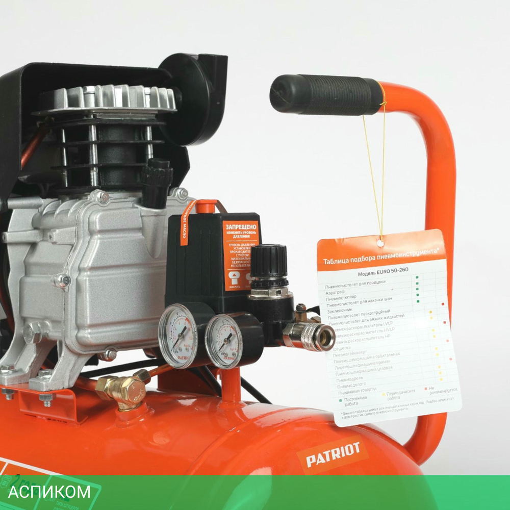 Компрессор Patriot Euro 50-260 (525306367)
