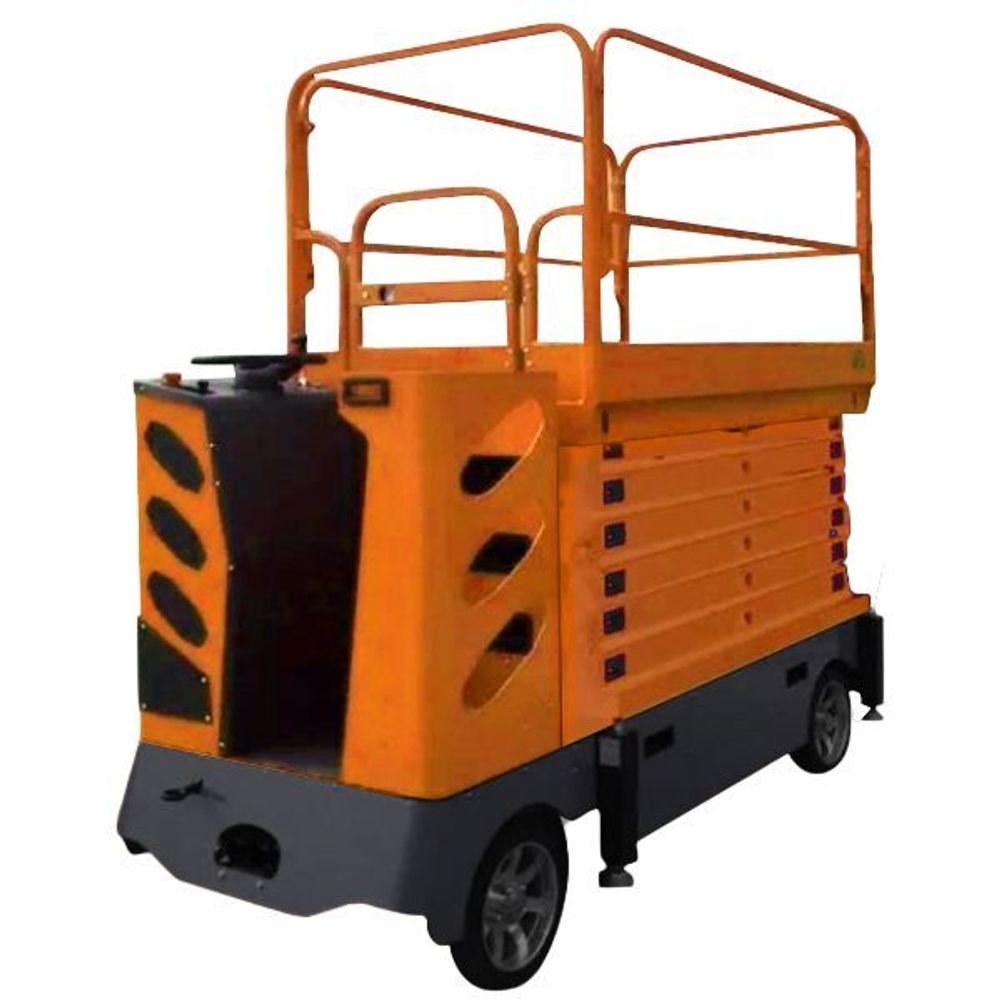 Подъемник самоходный GROST Tower Automotive 500-7 ( Sky 0.5-7 ) ножничного типа с питанием от аккумуляторов