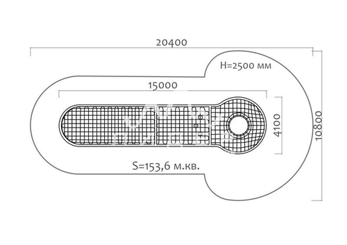 Пространственная канатная конструкция 34402