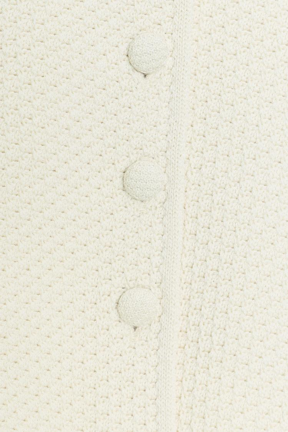 ZARA ВЯЗАНЫЙ ЖАКЕТ, ЭКРЮ