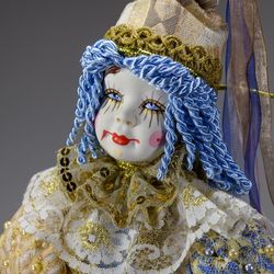 Интерьерная кукла Большой клоун