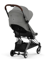 Прогулочная коляска Cybex Coya Mirage Grey с дождевиком/Chrome Brown