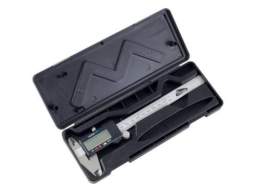 Штангенциркуль ШЦЦ-150, цифровой, в пластик. кейсе, батарейка в комплекте, 150мм, шаг 0,01мм, (шт.)