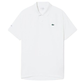 Мужское теннисное поло Lacoste Tennis x Novak Djokovic On Court - white