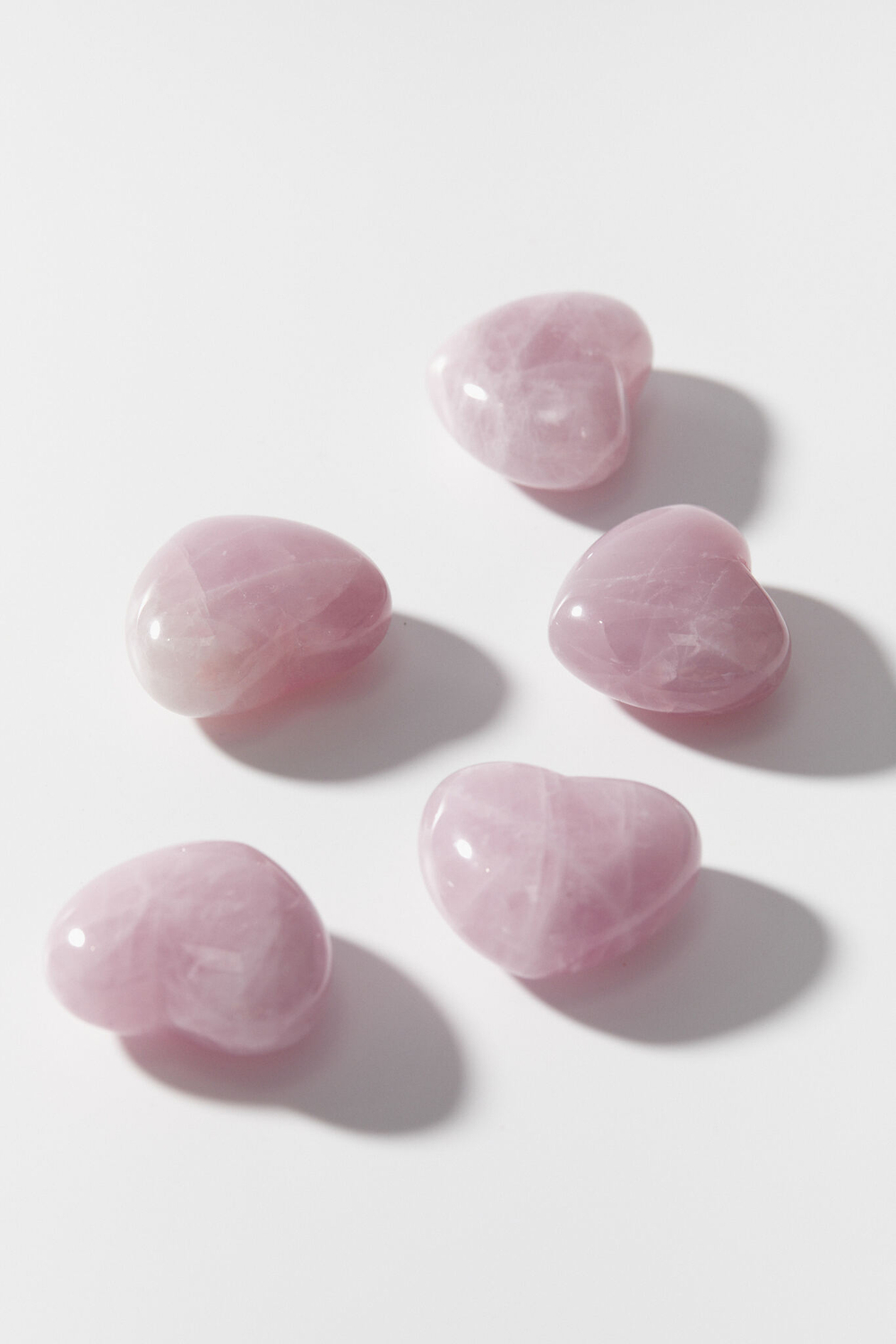 Сердечко из розового кварца M