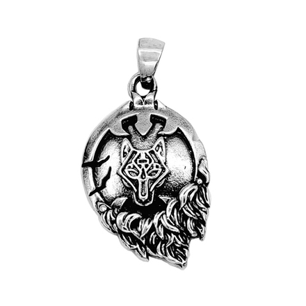 Волк подвеска оберег