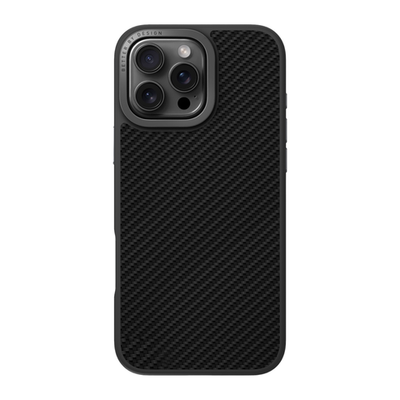 Арамидный чехол MagSafe с подставкой Uniq Keva Max для iPhone 16 Pro Гибридный чехол из арамидного волокна с безелем-подставкой и повышенным уровнем защиты при падении