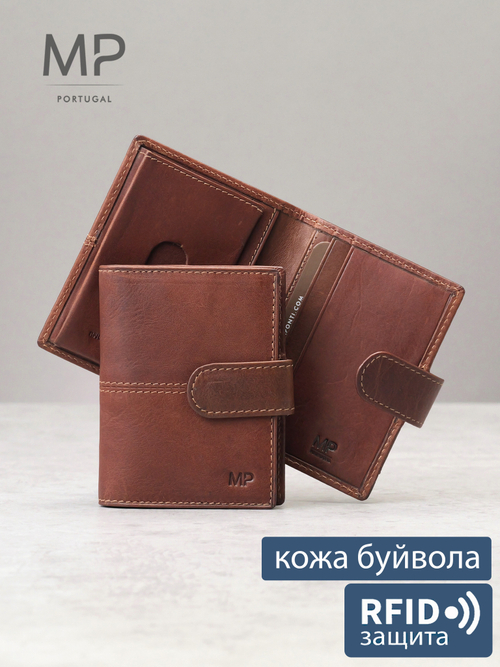 B240042R COGNAC - Картхолдер с RFID защитой MP