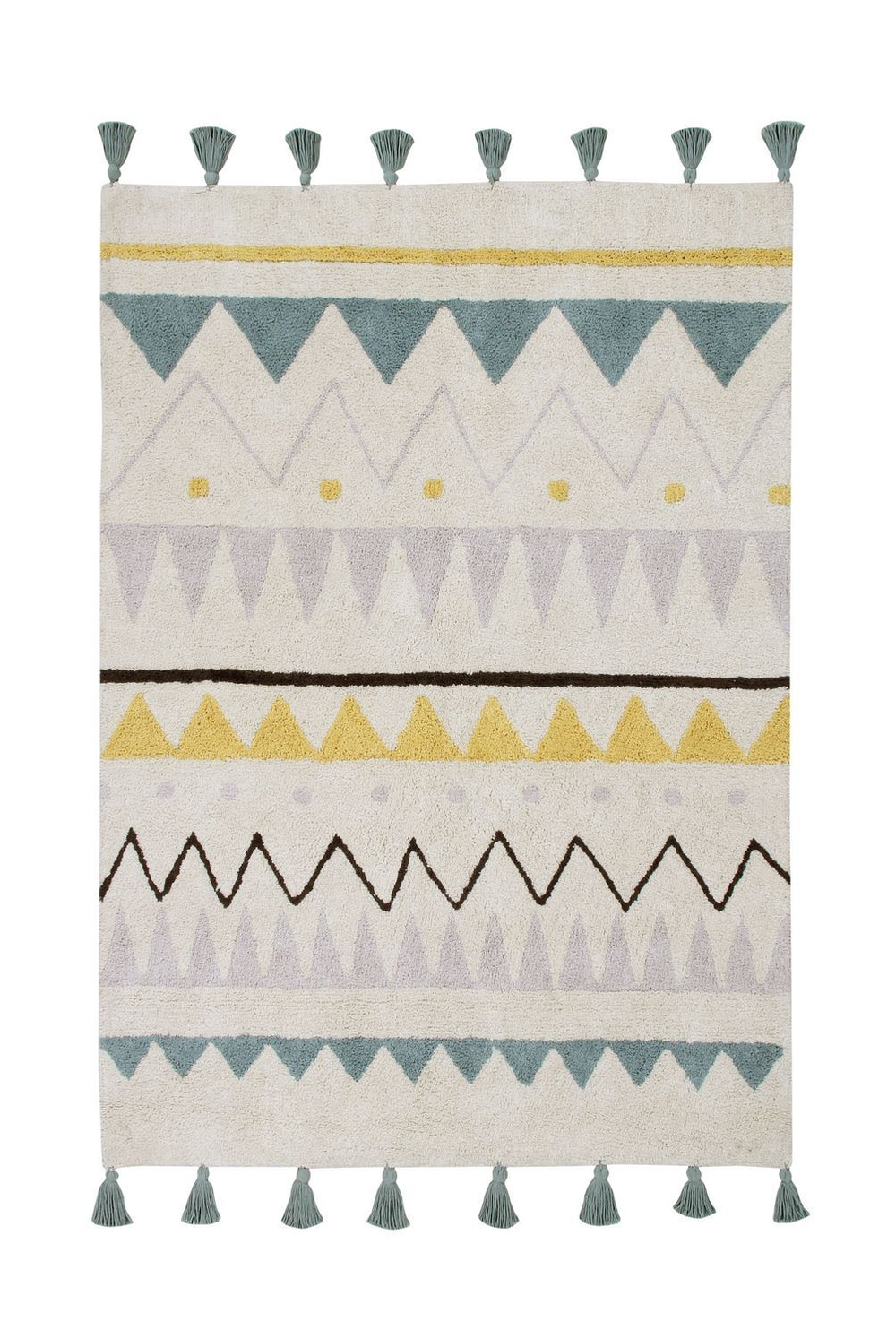 Ковер Lorena Canals Azteca Natural Vintage Blue (140 x 200 см)