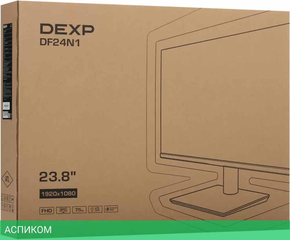 Монитор DEXP DF24N1 черный