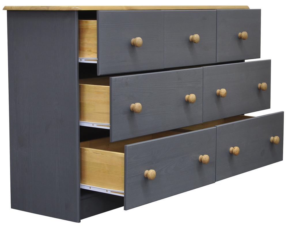 Комод 7 ящиков Хаба из массива сосны