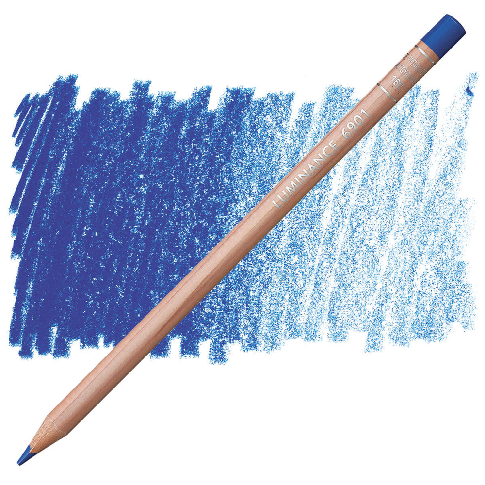 Caran d'Ache Luminance 6901. 162 Phthalocyanine Blue
