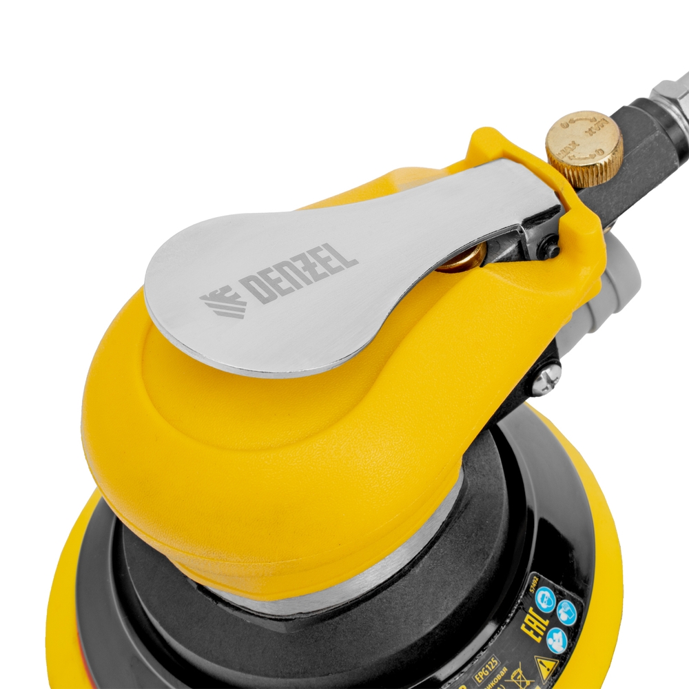 Эксцентриковая шлифовальная машина EPG125, 125 мм, 9000 об/мин, 5 мм, 113 л/мин// Denzel