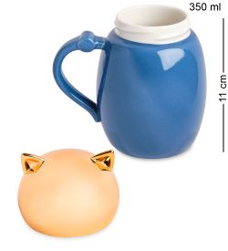 GAEM Art MUG-389/2 Кружка «Без кота и жизнь не та»