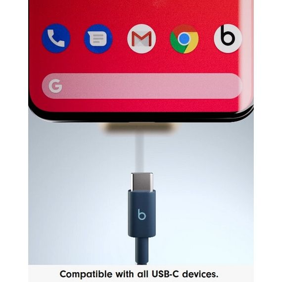 Кабель Beats USB-C - USB-C Woven Cable 1.5 m (MDGA4) Bolt Black