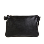 Стильная женская повседневная чёрная сумочка из экокожи Dublecity М-СД-14